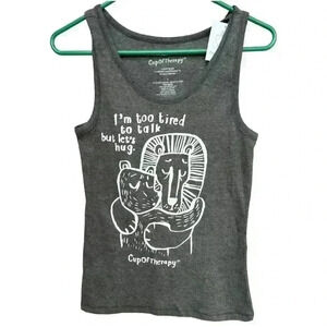 Cup of therapy tank top size S